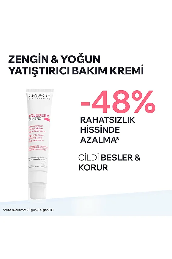 Uriage Tolederm Toleransı Düşük Kuru Ciltler İçin Yoğun Nemlendirici Bakım Kremi 40 ml - 2