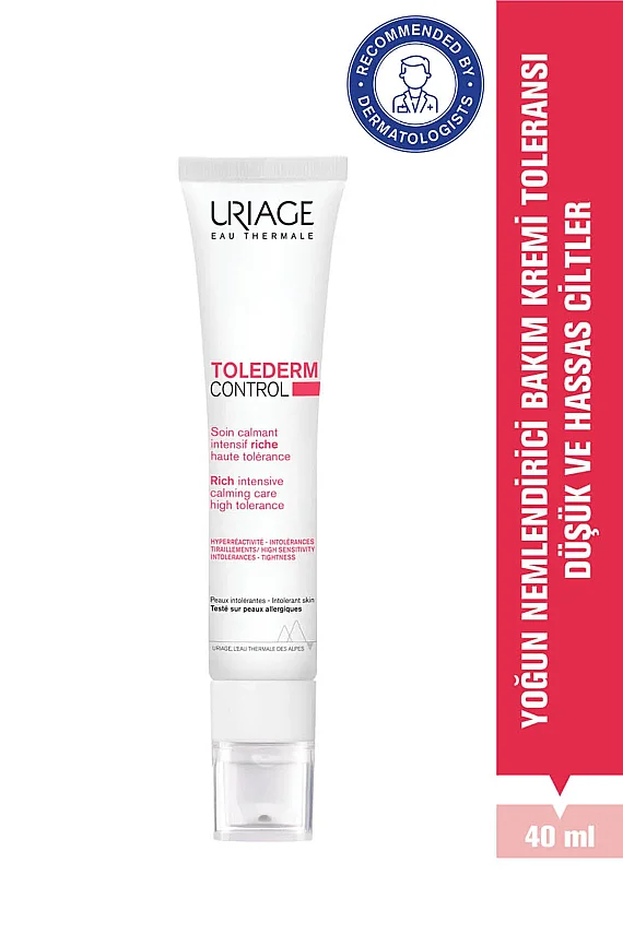 Uriage Tolederm Toleransı Düşük Kuru Ciltler İçin Yoğun Nemlendirici Bakım Kremi 40 ml - 1