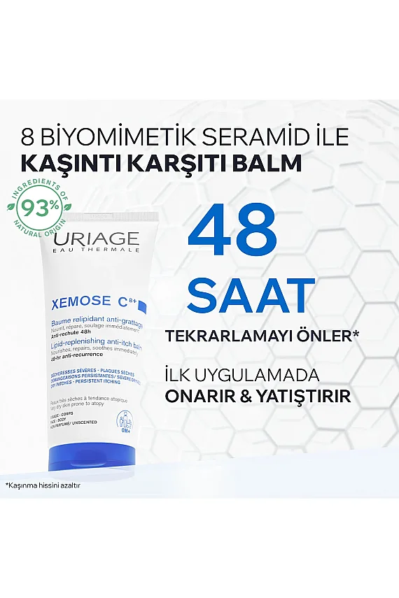 Uriage Xemose C8+ Atopiye Eğilimli ve Çok Kuru Ciltler İçin Karşıtı Yatıştırıcı Balm 200 ml - 2