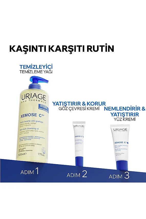 Uriage Xemose Face Cream 40ml - Nemlendirici Yüz Kremi - 3