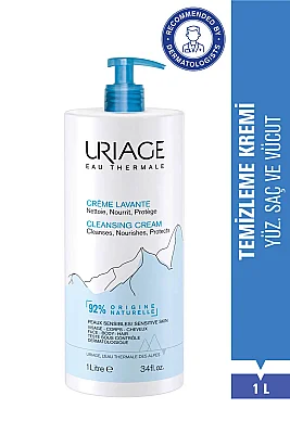 Uriage Yüz, Vücut ve Saç Temizleme Kremi 1L - Uriage