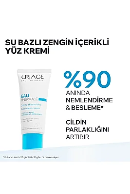 Uriage Zengin Su Bazlı Nemlendirici Krem 40 ml - 2