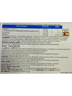Uroprotect Takviye Edici Gıda 24 Çiğneme Tableti - 2