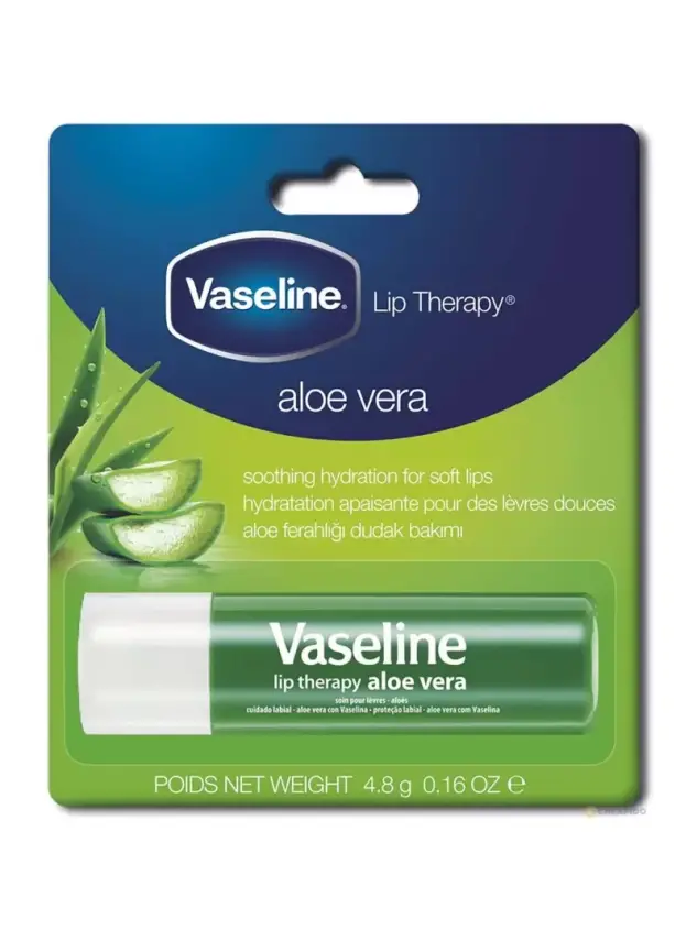 Vaseline Aloe Vera Lip Care - Aloe Veralı Dudak Bakım Kremi - 4,8 gr - 1