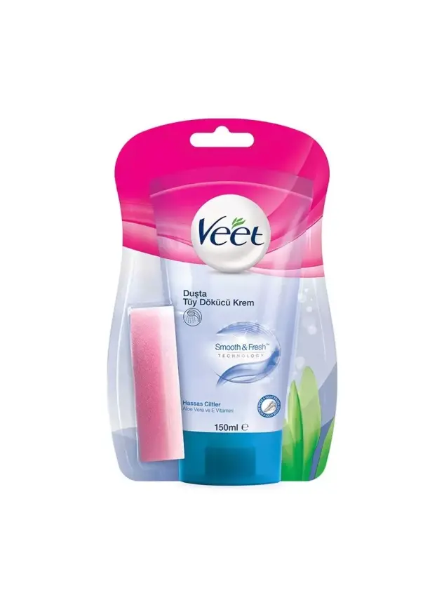 Veet Duşta Tüy Dökücü Krem 150ml - Hassas Ciltler - 1