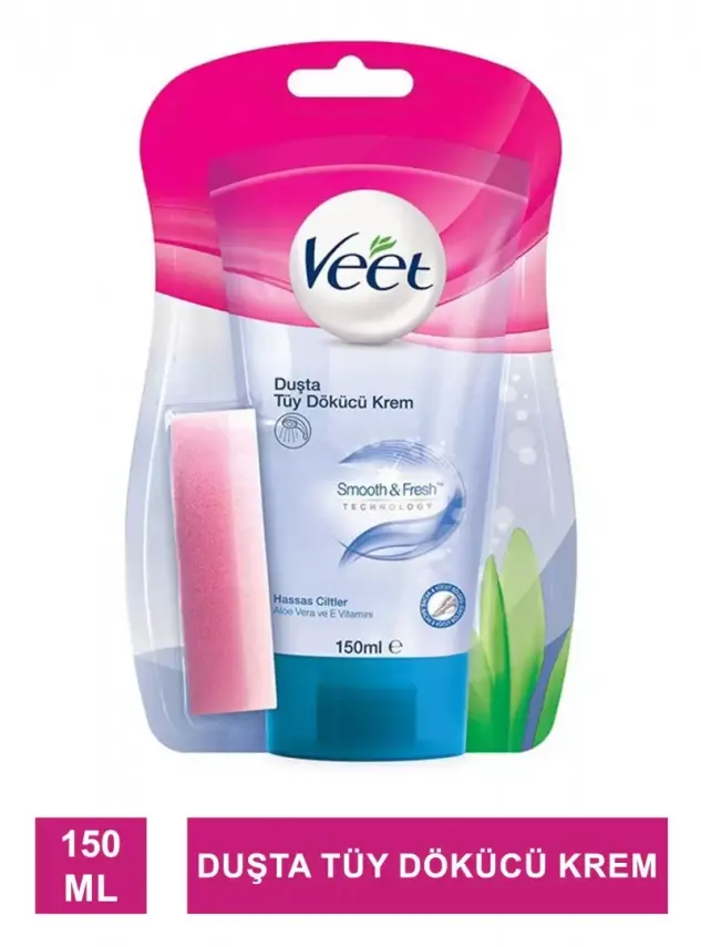 Veet Duşta Tüy Dökücü Krem 150ml - Hassas Ciltler - 2
