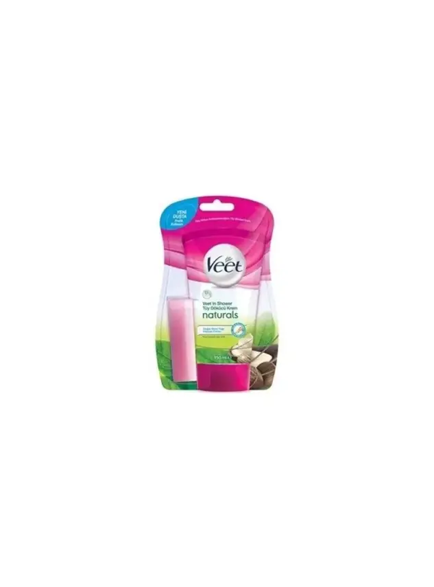 Veet Duşta Tüy Dökücü Krem Naturals Doğal Shea Yağı 150 ml - 1