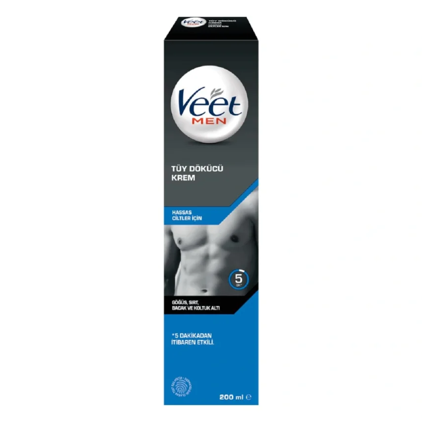 Veet Men Erkek Tüy Dökücü Krem Hassas Cilt 200 ml - 1