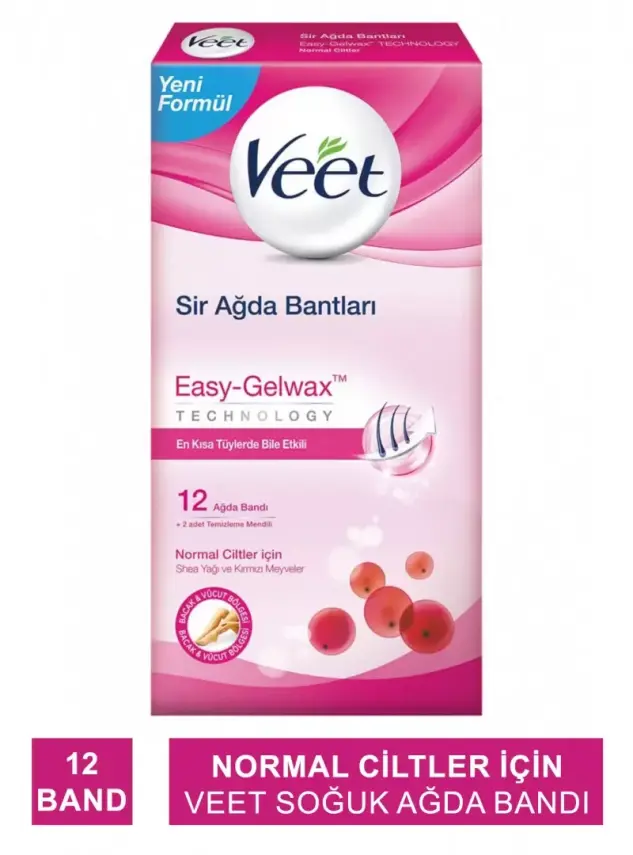 Veet Normal Cilt 12'li Sir Ağda Bantları - 2