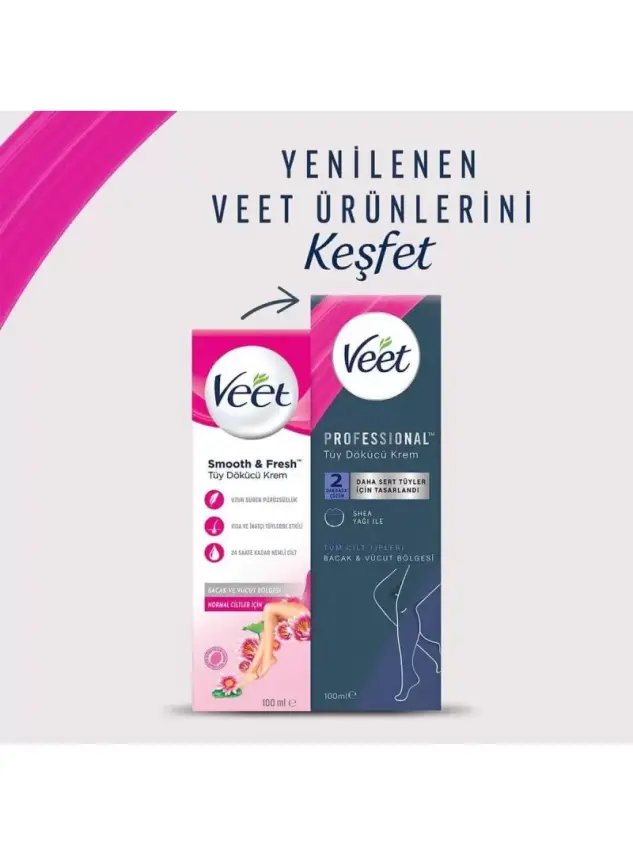 Veet Professional Tüy Dökücü Krem Normal Ciltler İçin 100 ml - 2