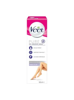 OUTLET - Veet Pure Tüy Dökücü Krem Normal Ciltler İçin 100 ml - 1