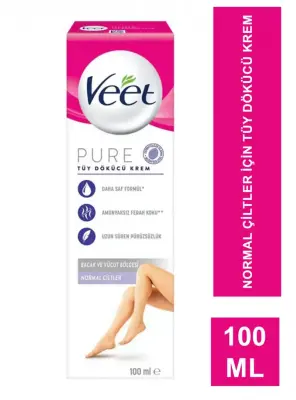 OUTLET - Veet Pure Tüy Dökücü Krem Normal Ciltler İçin 100 ml - 2