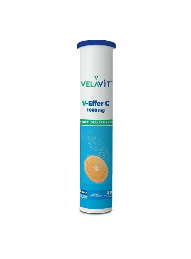 Velavit V-Effer C 1000 mg Takviye Edici Gıda 20 Tablet - 1