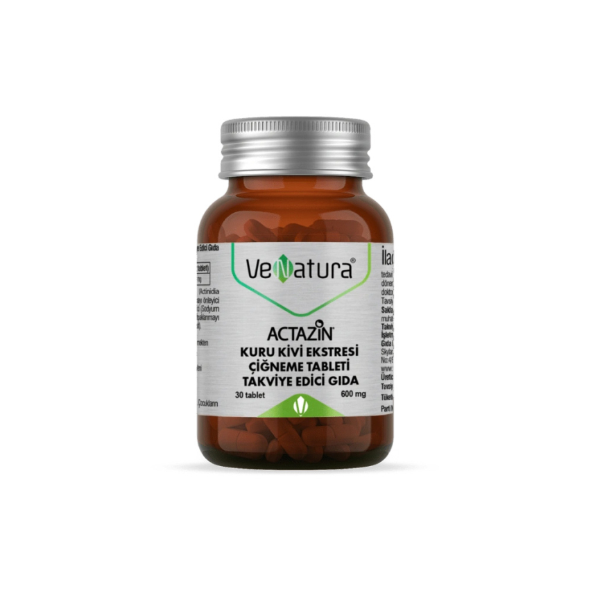 Venatura Actazin Kuru Kivi Ektresi 30 Çiğneme Tablet - 1