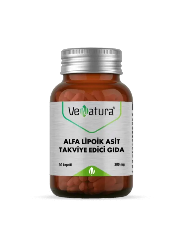 VeNatura Alfa Lipoik Asit Takviye Edici Gıda 90 Kapsül - 1
