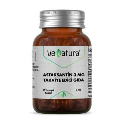 Venatura Astaksantin 3mg 30 Kapsül - Venatura