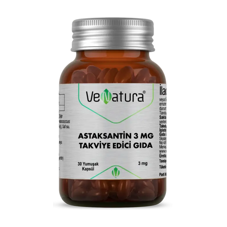 Venatura Astaksantin 3mg 30 Kapsül - 1