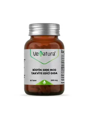 Venatura Biotin 5000mcg 90 Tablet - Venatura