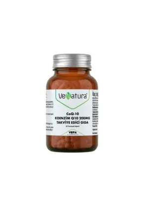 Venatura CoQ-10 Koenzim Q10 200 mg Takviye Edici Gıda 30 Kapsül - Venatura