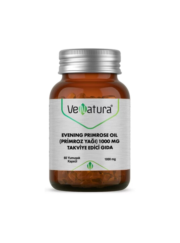 VeNatura Evening Primrose Oil -Primroz Yağı- 1000 mg 60 Kapsül - Venatura