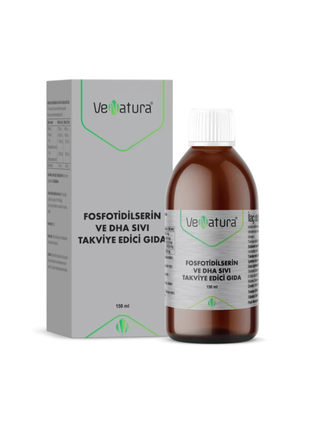 VeNatura Fosfotidilserin ve DHA Sıvı Takviye Edici Gıda 150 ml - Venatura