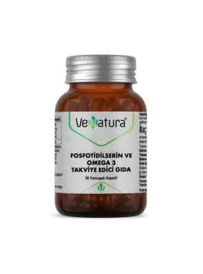 VeNatura Fosfotidilserin ve Omega 3 Takviye Edici Gıda 30 Yumuşak Kapsül - Venatura