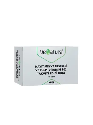 Venatura Hayıt Meyve Ekstresi ve P-5-P Vitamin B6 Takviye Edici Gıda 60 Tablet - Venatura