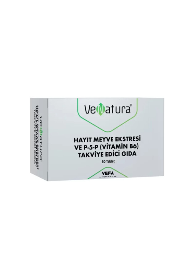 Venatura Hayıt Meyve Ekstresi ve P-5-P Vitamin B6 Takviye Edici Gıda 60 Tablet - Venatura