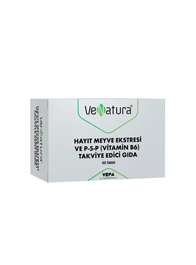 Venatura Hayıt Meyve Ekstresi ve P-5-P Vitamin B6 Takviye Edici Gıda 60 Tablet - 1