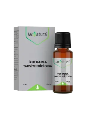 Venatura İyot Damla Takviye Edici Gıda 25 ml - Venatura
