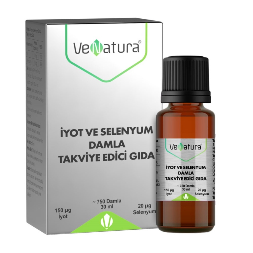 Venatura İyot ve Selenyum Damla 30 ml - 1