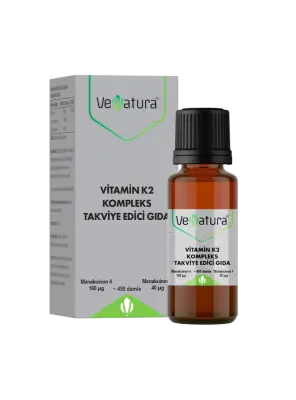 Venatura K2 Kompleks Takviye Edici Gıda 20 ml - Venatura