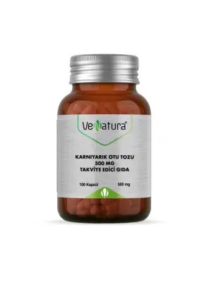 VeNatura Karnıyarık Otu Tozu Takviye Edici Gıda 100 Kapsül - Venatura
