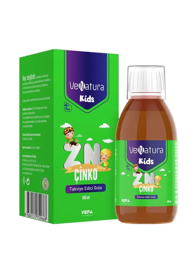 OUTLET - VeNatura Kids Çinko Takviye Edici Gıda 100 ml - 1