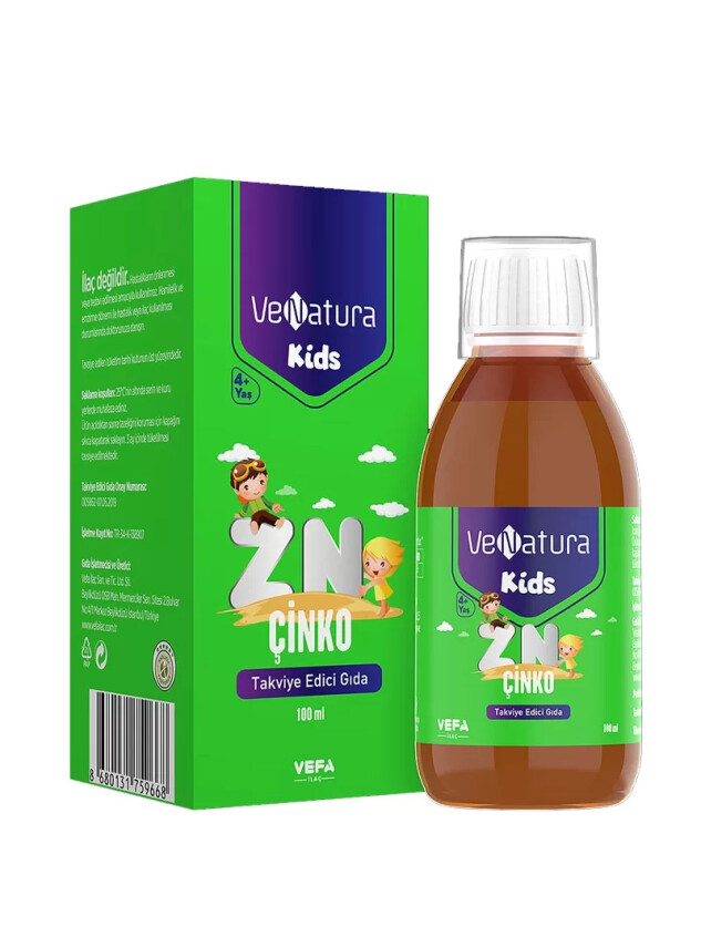 VeNatura Kids Çinko Takviye Edici Gıda 100 ml - Venatura