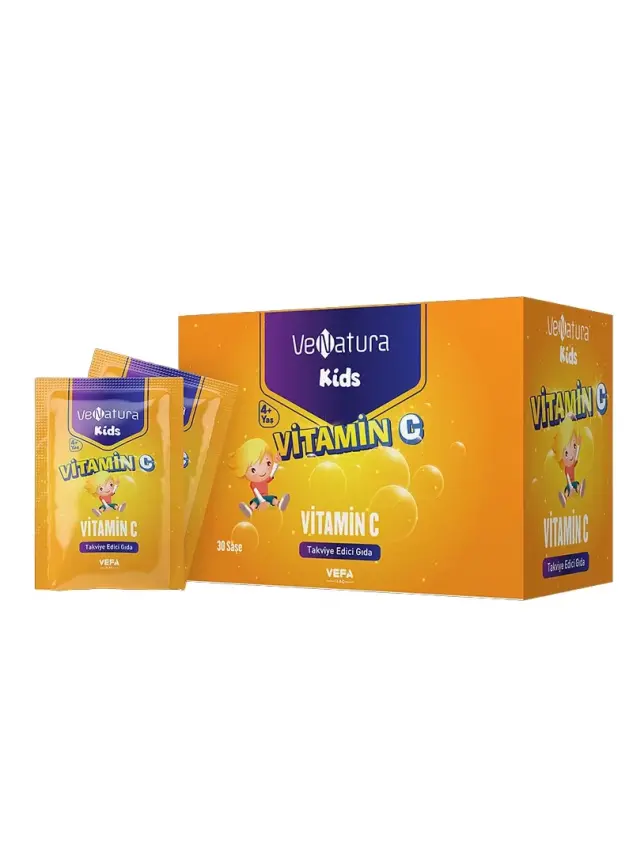 VeNatura Kids Vitamin C Takviye Edici Gıda 30 Saşe - 1