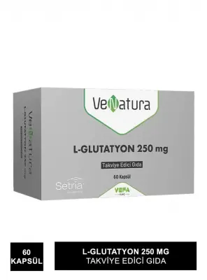 VeNatura L-Glutatyon 250 mg Takviye Edici Gıda 60 Yumuşak Kapsül - 2