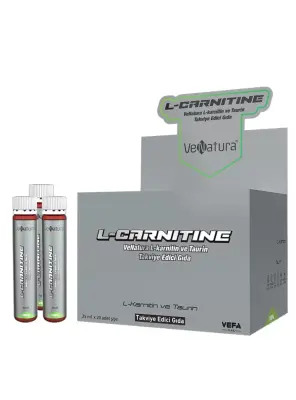 VeNatura L-karnitin ve Taurin Takviye Edici Gıda 25 ml x 20 adet Şişe - 1