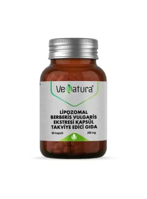 Venatura Lipozomal Berberis Vulgaris Ekstresi 200mg 60 Kapsül - Venatura