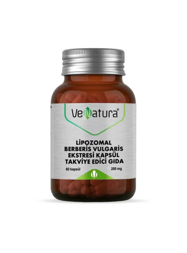 Venatura Lipozomal Berberis Vulgaris Ekstresi 200mg 60 Kapsül - Venatura