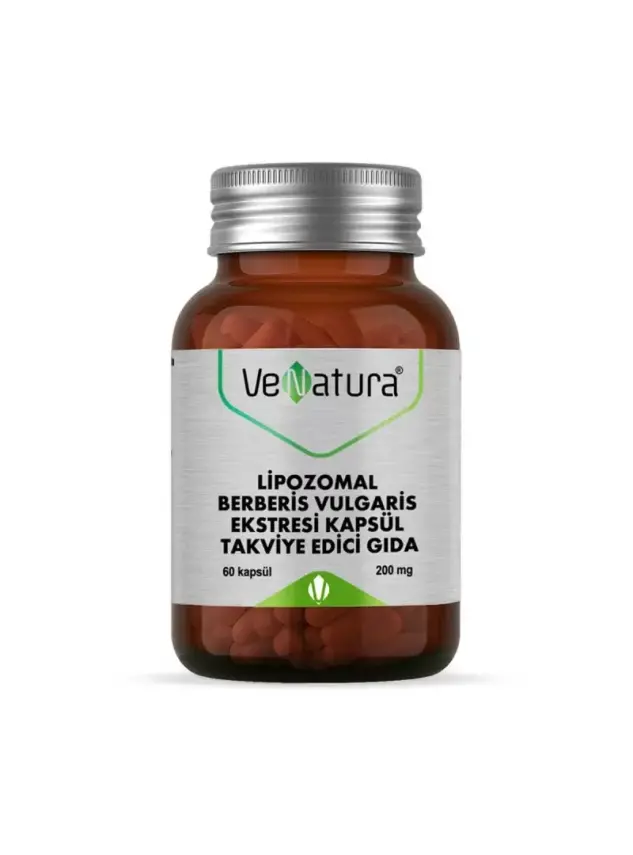 Venatura Lipozomal Berberis Vulgaris Ekstresi 200mg 60 Kapsül - 1