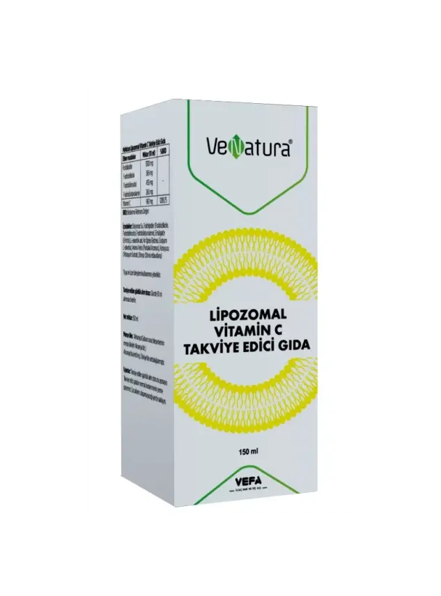 Venatura Lipozomal Vitamin C Takviye Edici Gıda 150 ml - 1