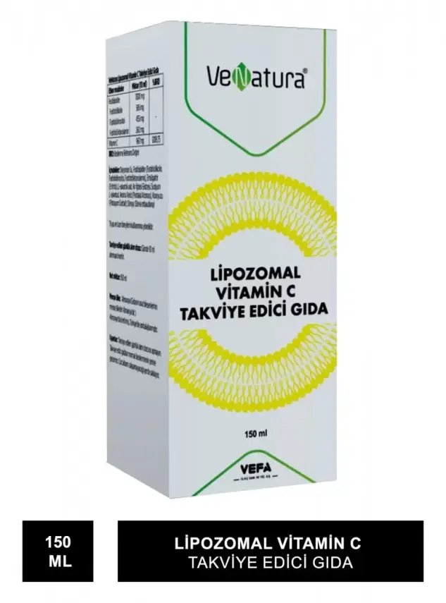 Venatura Lipozomal Vitamin C Takviye Edici Gıda 150 ml - 2