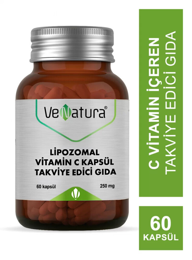 Venatura Lipozomal Vitamin C Takviye Edici Gıda 60 Kapsül - Venatura