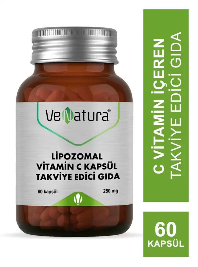 Venatura Lipozomal Vitamin C Takviye Edici Gıda 60 Kapsül - 1