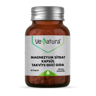 Venatura Magnezyum Sitrat 60 Kapsül - VeNatura