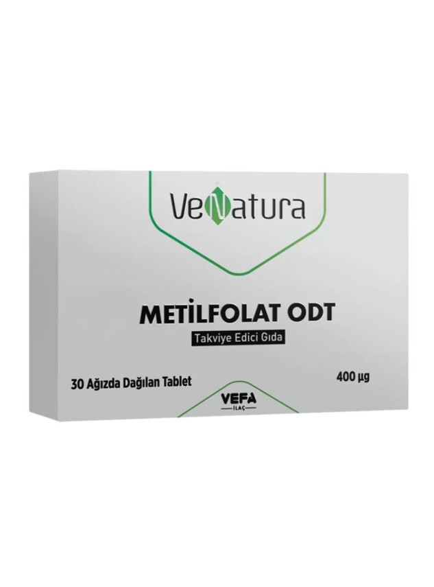 VeNatura Metilfolat Odt Takviye Edici Gıda 30 Tablet - Venatura
