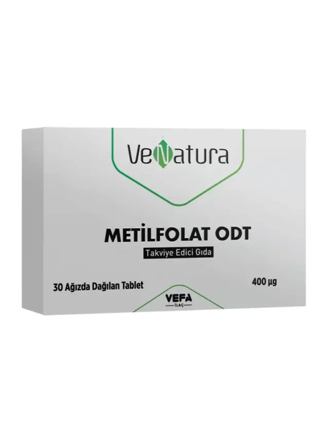VeNatura Metilfolat Odt Takviye Edici Gıda 30 Tablet - 1