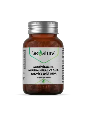 VeNatura Multivitamin, Multimineral ve DHA Takviye Edici Gıda 30 Kapsül - Venatura