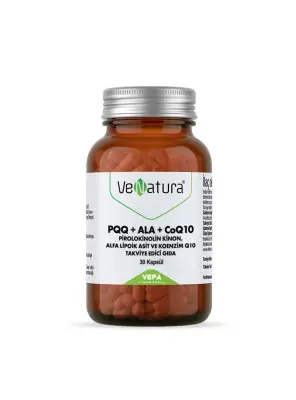 VeNatura PQQ+ALA+CoQ10 Takviye Edici Gıda 30 Kapsül - Venatura